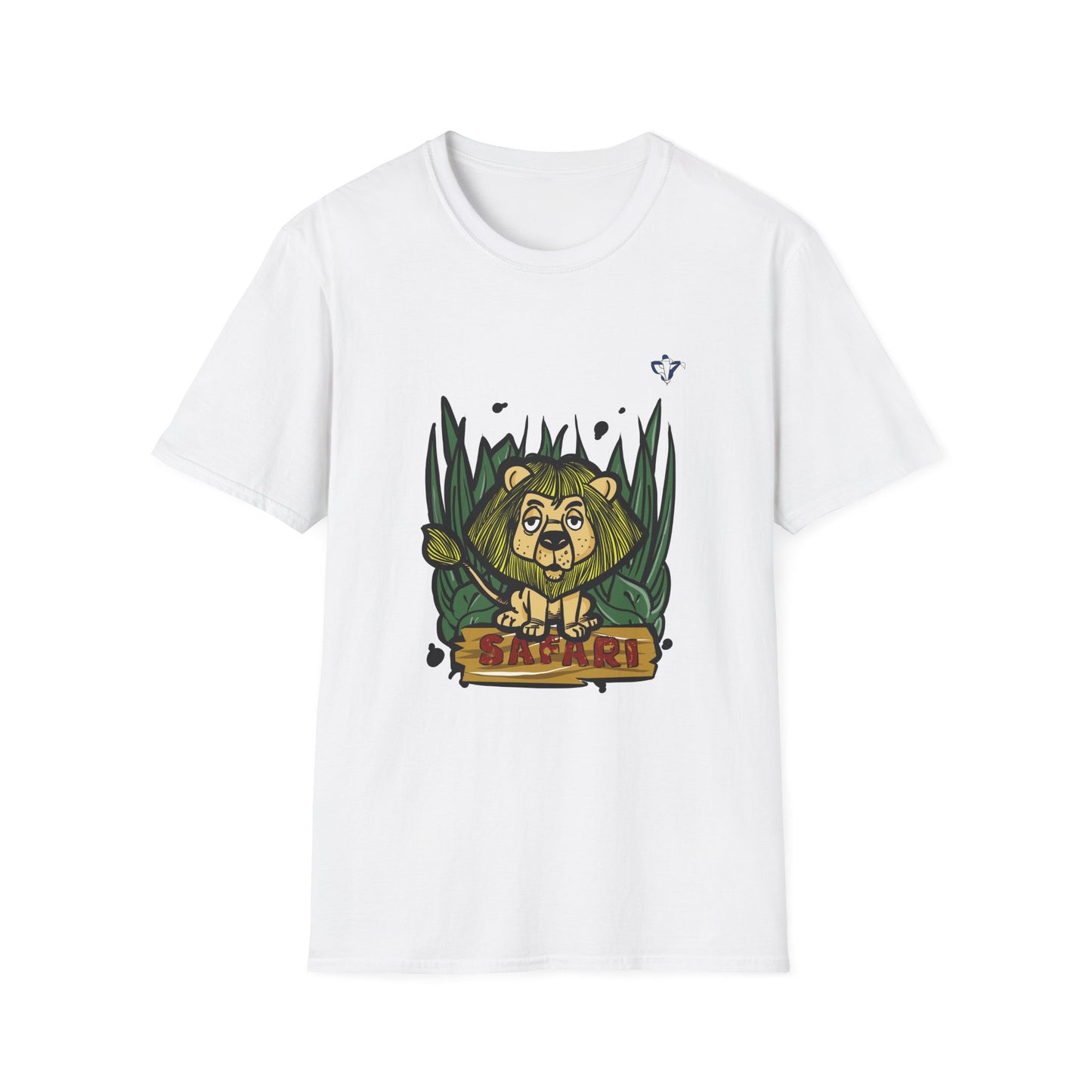 T-Shirt adulte mixte Lion safari Personnalisation FACE et MANCHE