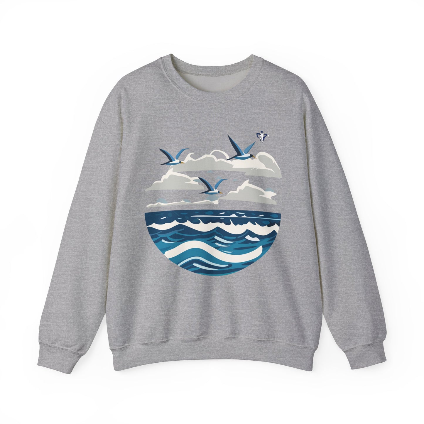 Sweatshirt adulte mixte La mer (à personnaliser)