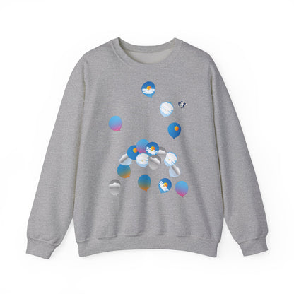 Sweatshirt adulte mixte Ballons du ciel (à personnaliser)