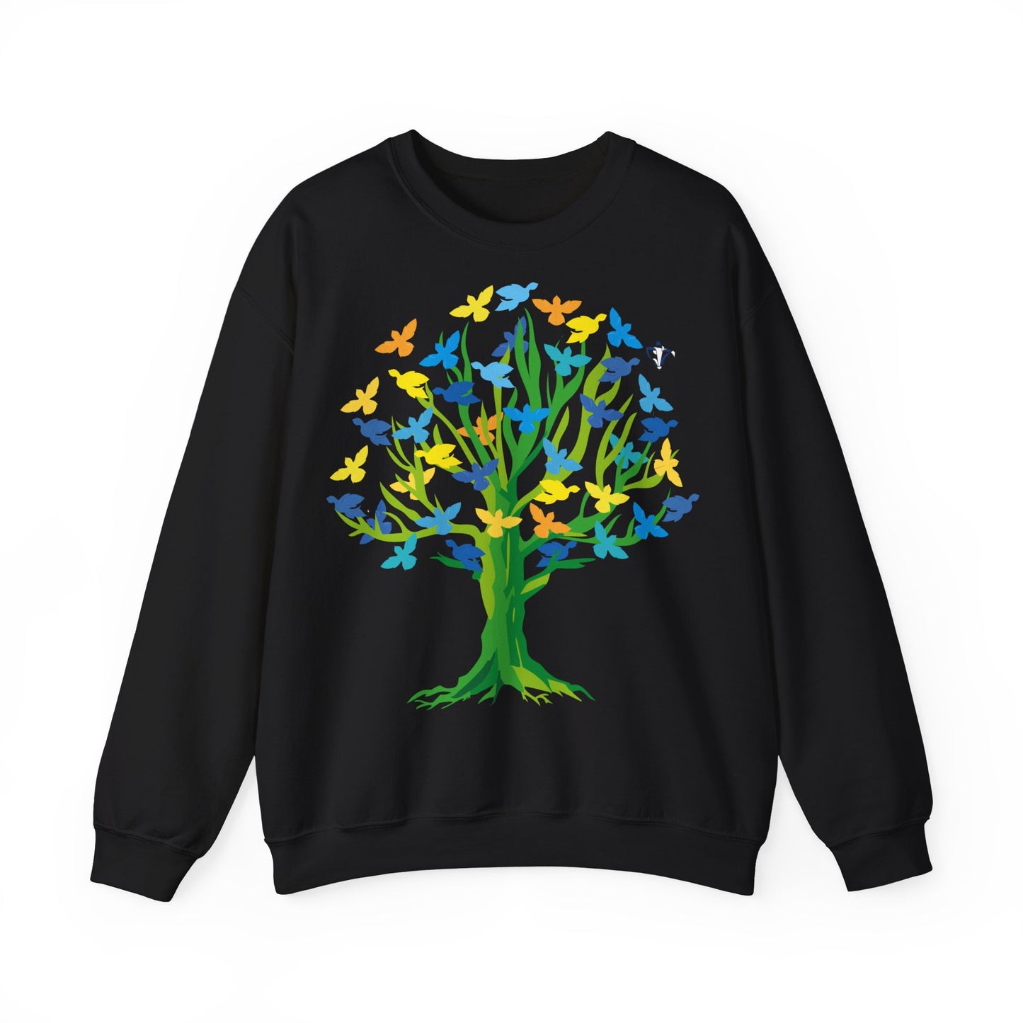 Sweatshirt adute mixte Arbre aux oiseaux (à personnaliser)