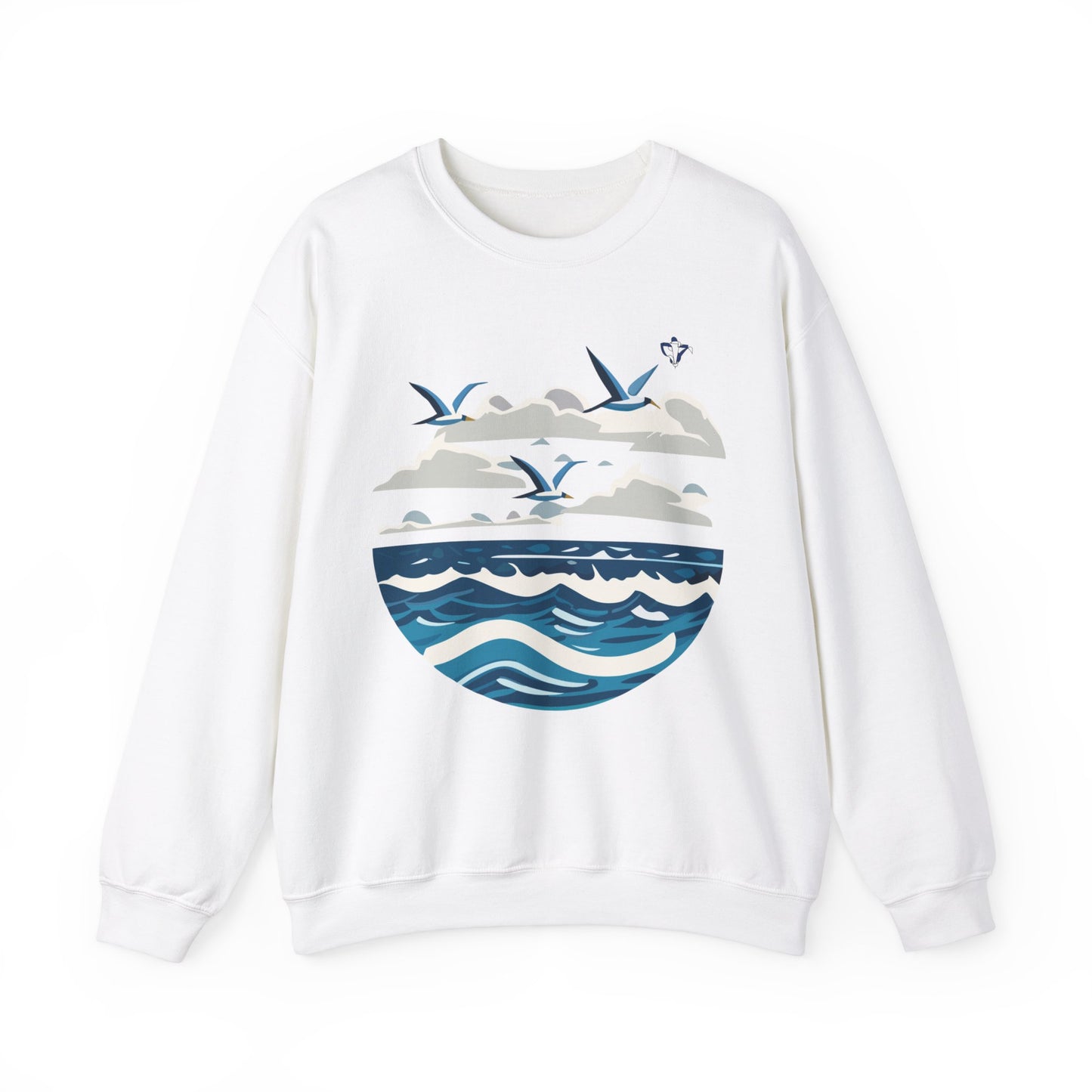 Sweatshirt adulte mixte La mer (à personnaliser)