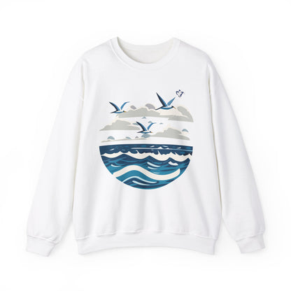 Sweatshirt adulte mixte La mer (à personnaliser)