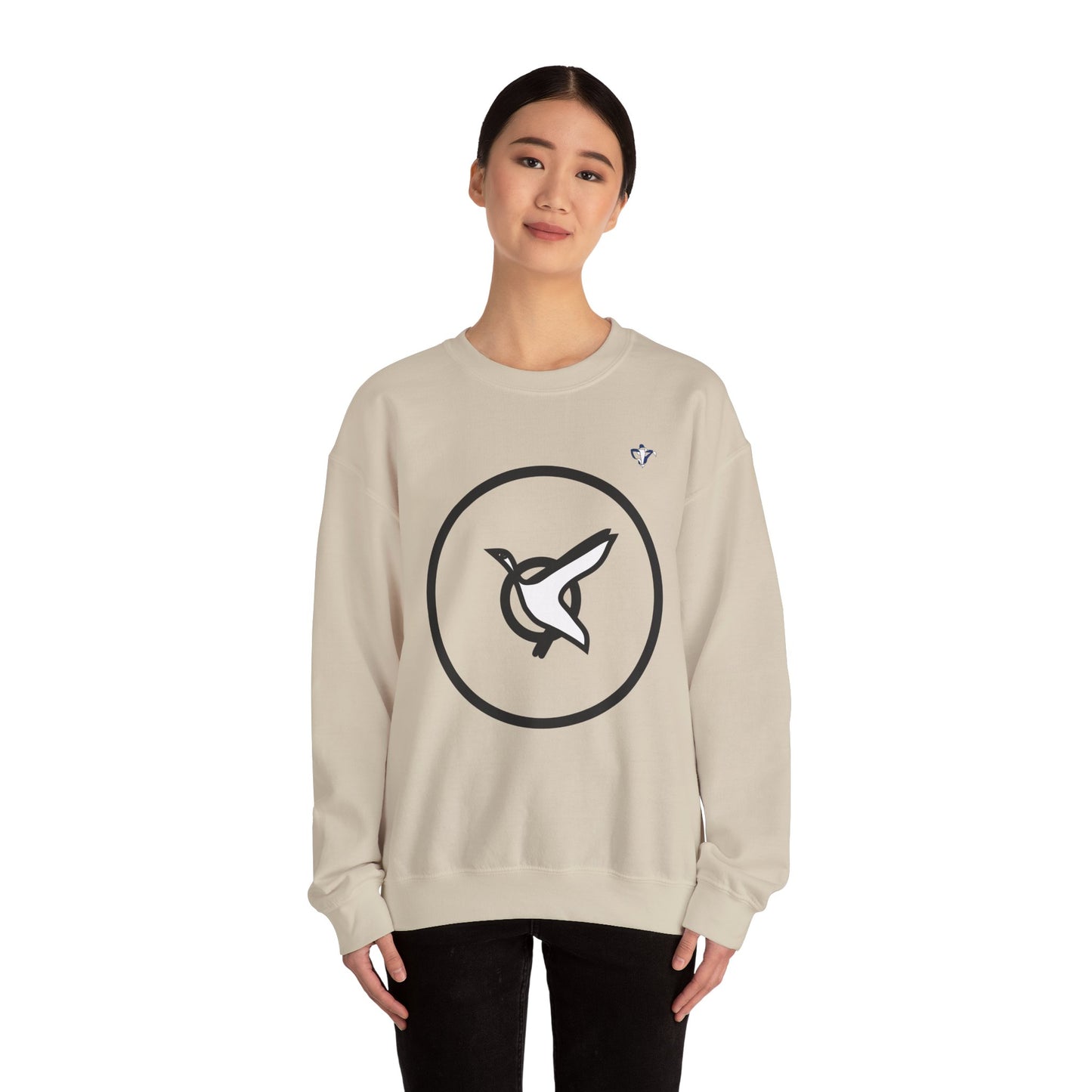 Sweatshirt adulte mixte L'oie blanche (à personnaliser)