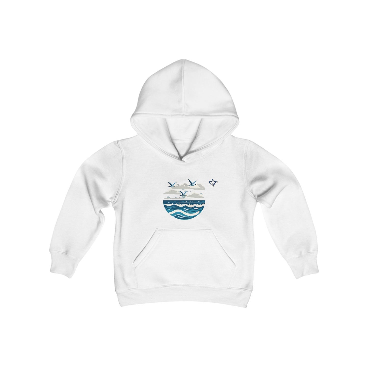 Sweatshirt à capuche enfant La mer (à personnaliser)