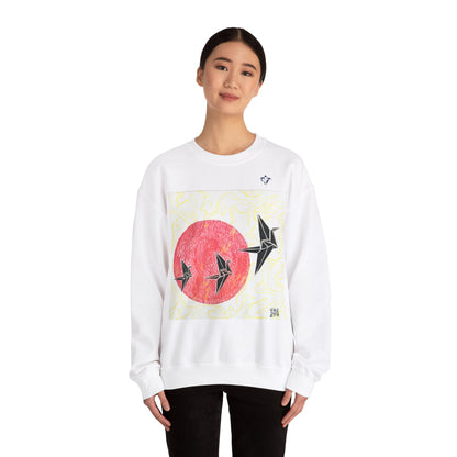 Sweatshirt adulte mixte Envolée de colibris