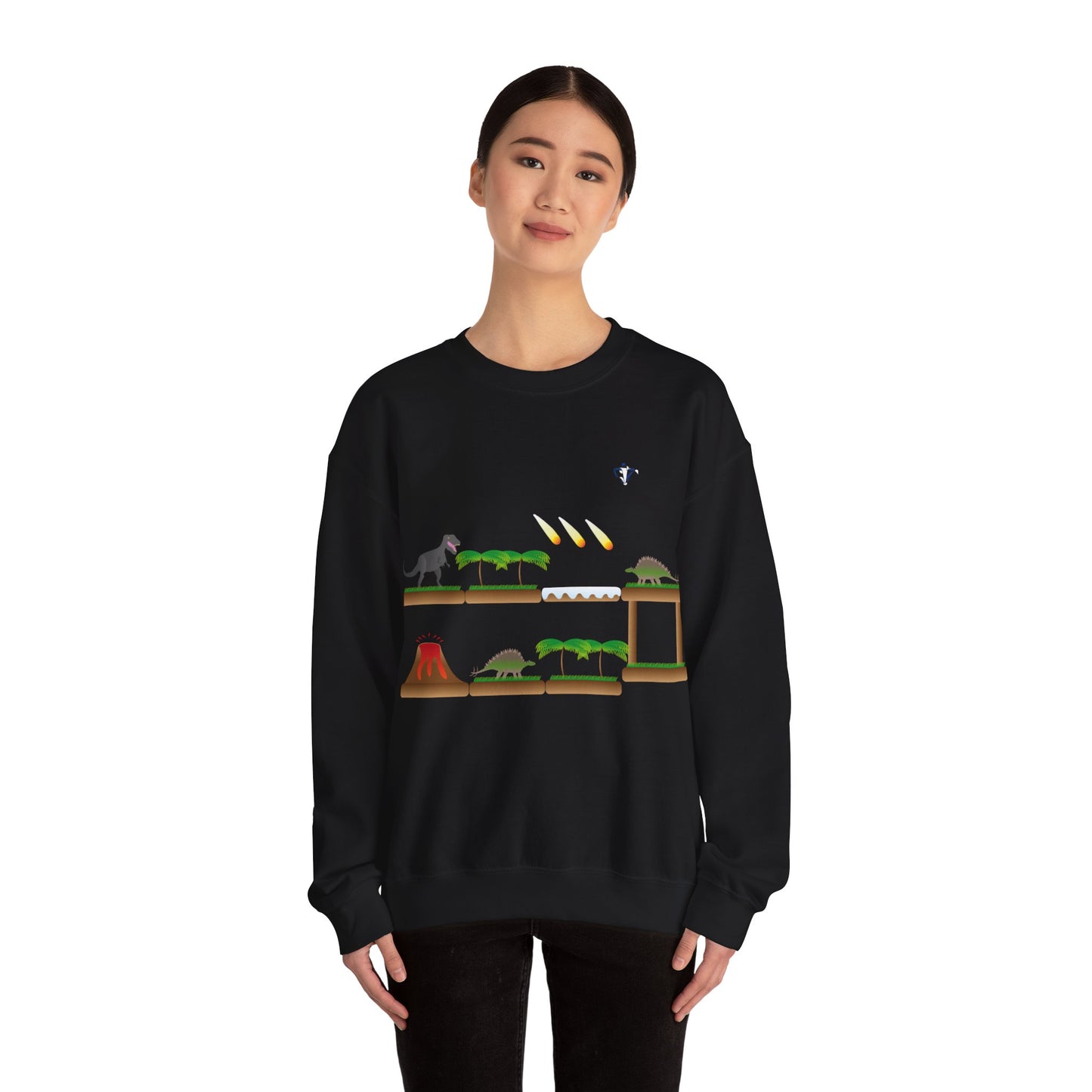 Sweatshirt adulte mixte Dinosaures (à personnaliser)