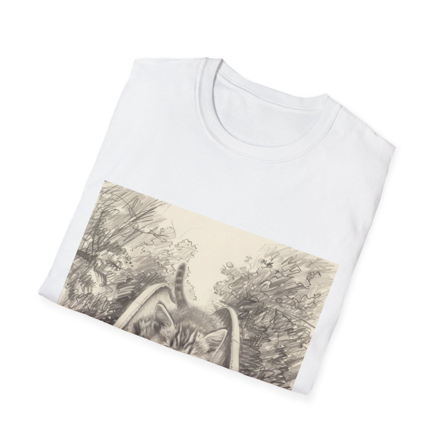 T-Shirt adulte mixte Petit chat