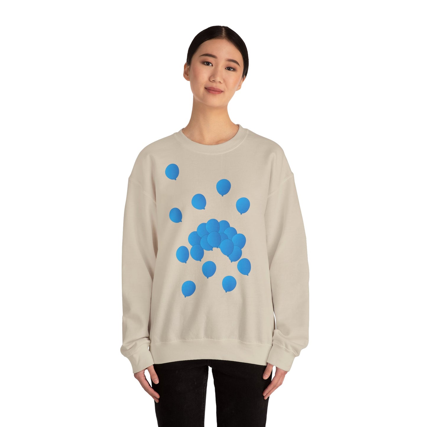 Sweatshirt adulte mixte Ballons bleus