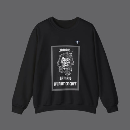 Sweatshirt adulte mixte Jamais le matin