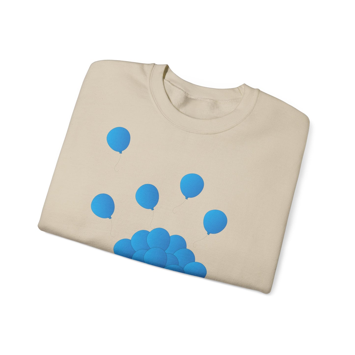 Sweatshirt adulte mixte Ballons bleus