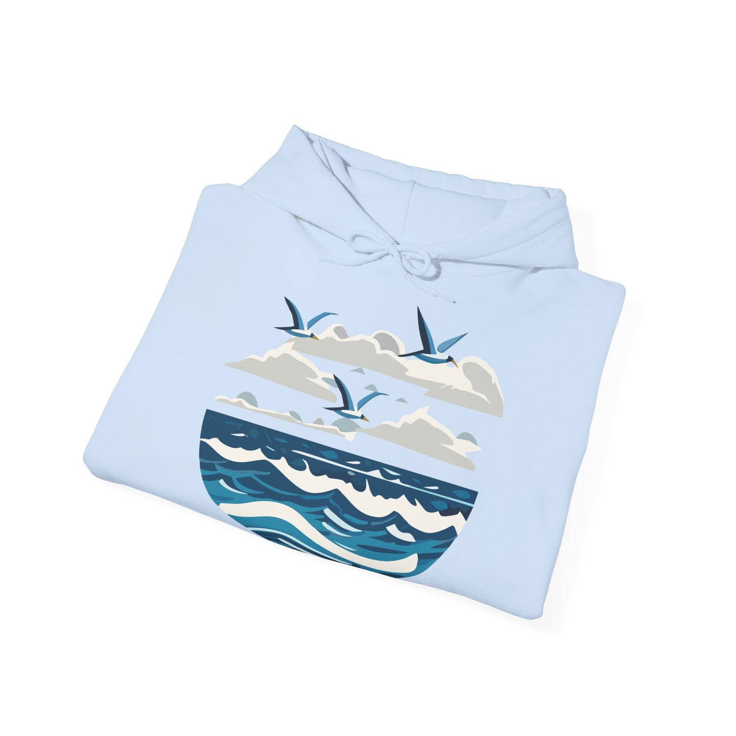 Sweatshirt à capuche adulte mixte La mer