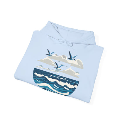 Sweatshirt à capuche adulte mixte La mer