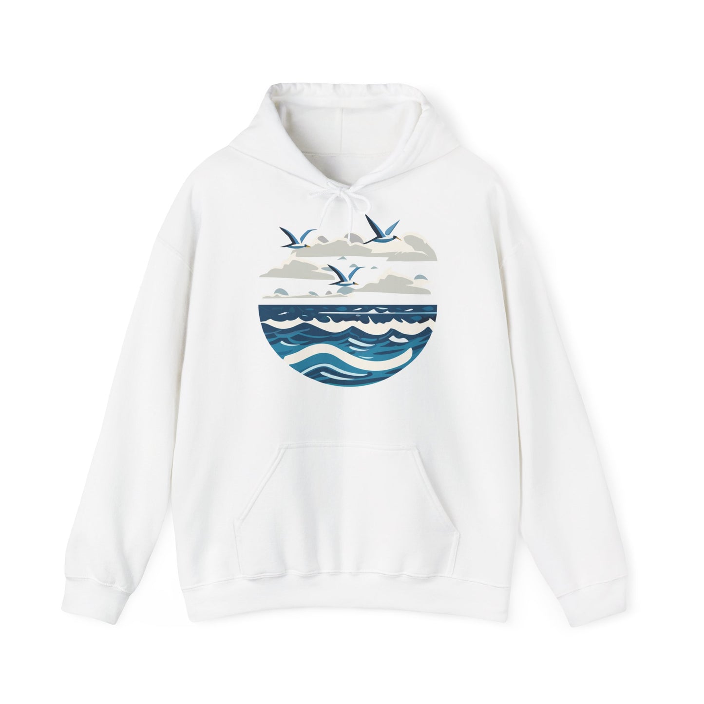 Sweatshirt à capuche adulte mixte La mer