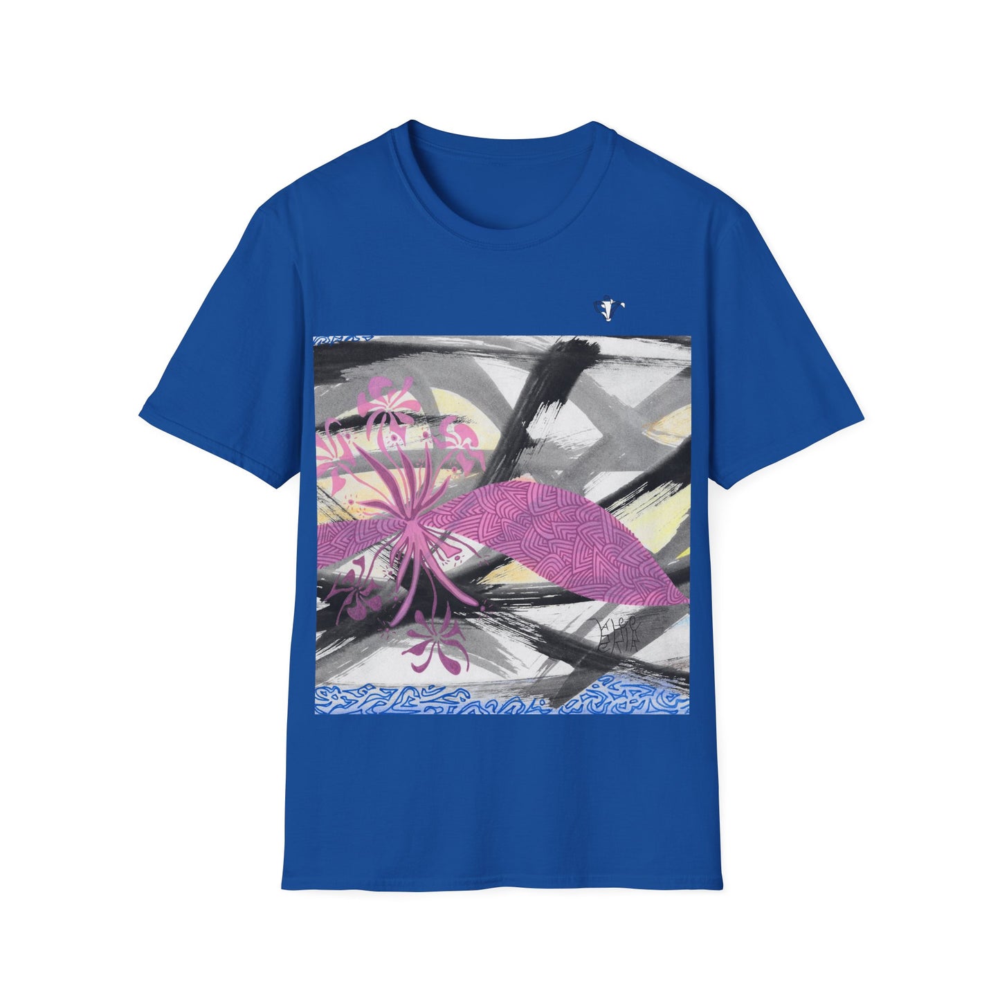 T-Shirt adulte mixte Fleurs roses 2 (à personnaliser)