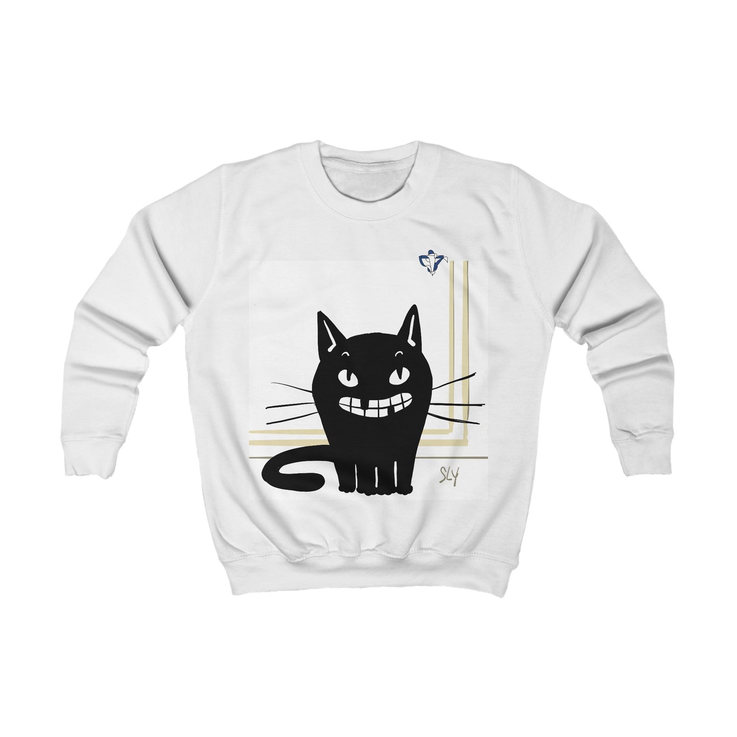 Sweatshirt enfant Chat édenté (à personnaliser)