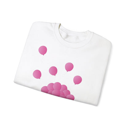 Sweatshirt adulte mixte Ballons roses