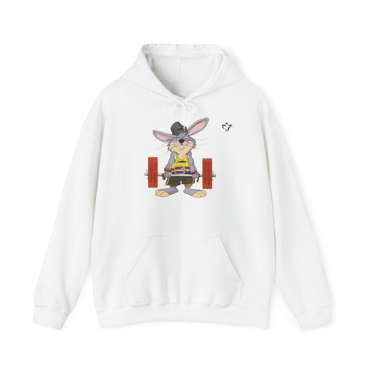 Sweatshirt à capuche adulte mixte Lapin muscu