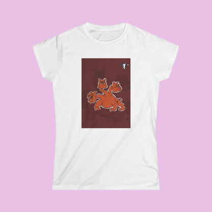 Tee-shirt femme Cerbère avec fond (à personnaliser)