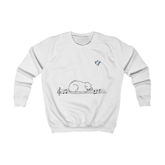 Sweatshirt enfant Chat et portée (à personnaliser)