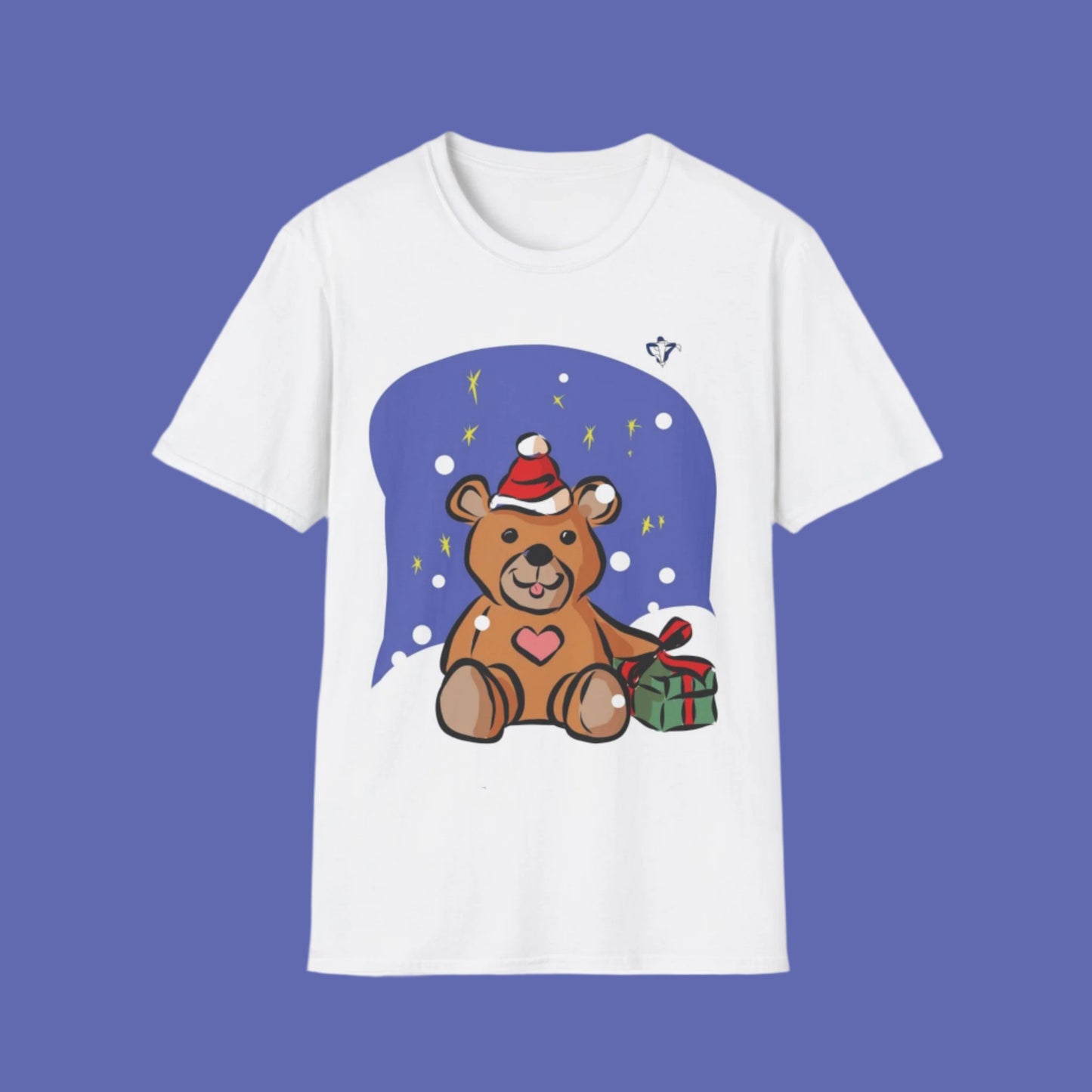 T-Shirt adulte mixte Ourson de Noël