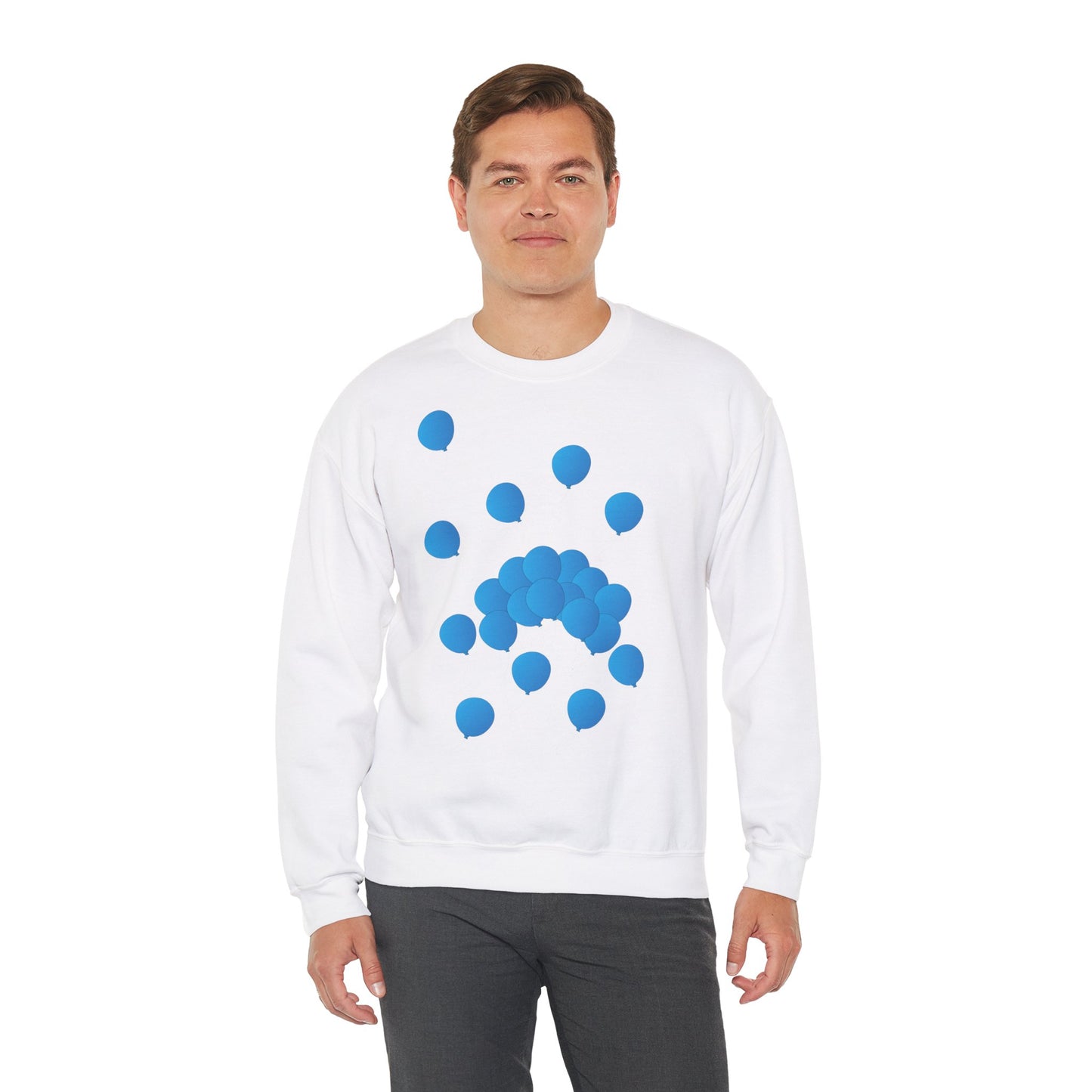 Sweatshirt adulte mixte Ballons bleus