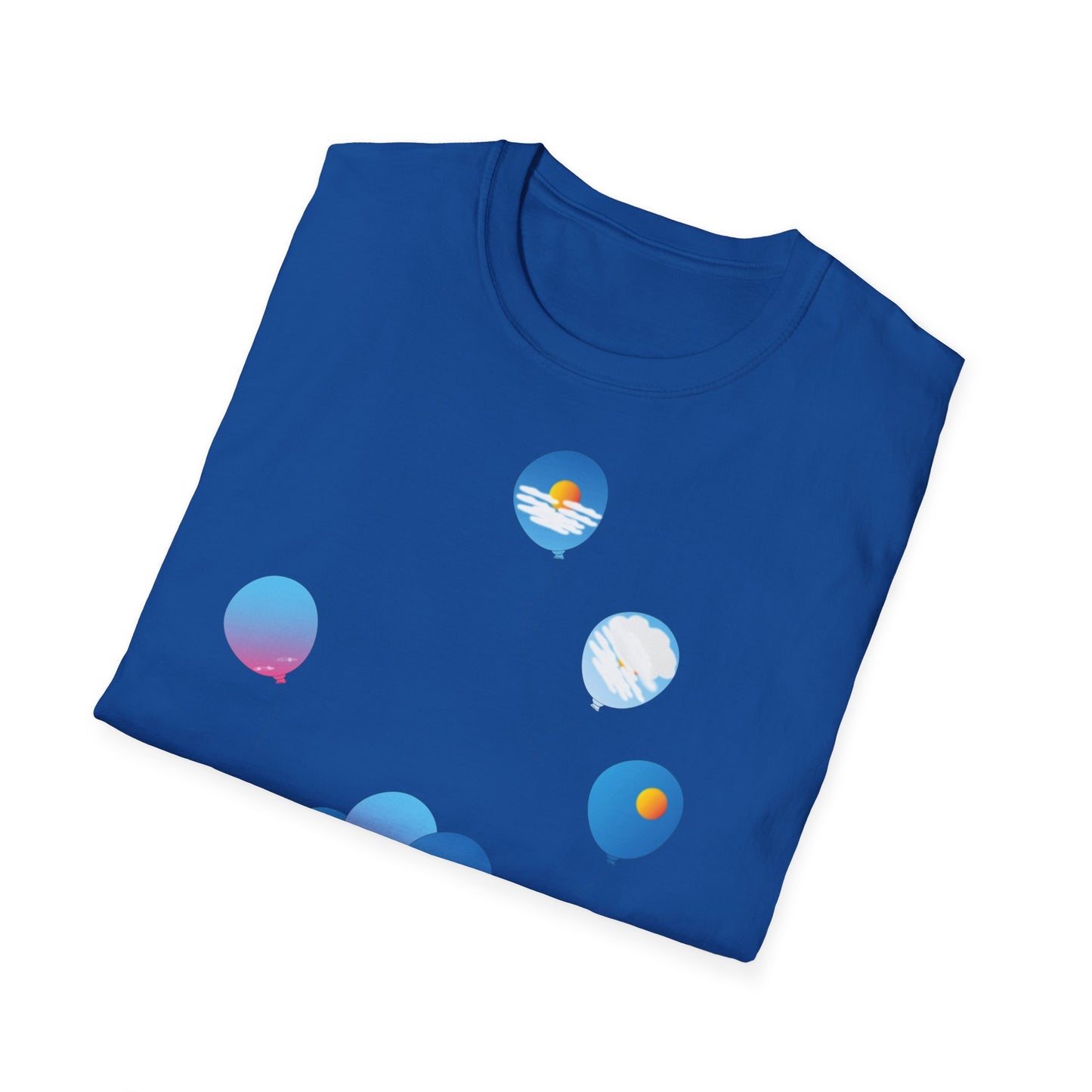 T-Shirt adulte mixte Ballons ciel