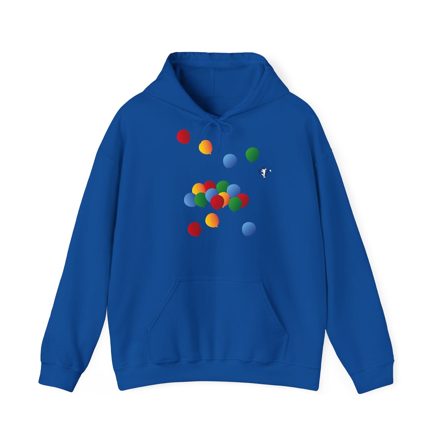 Sweatshirt à capuche adulte mixte Ballons de couleur