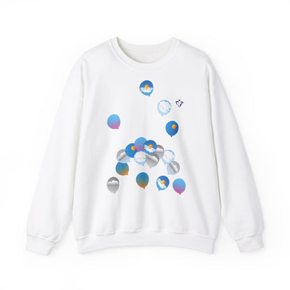 Sweatshirt adulte mixte Ballons du ciel (à personnaliser)