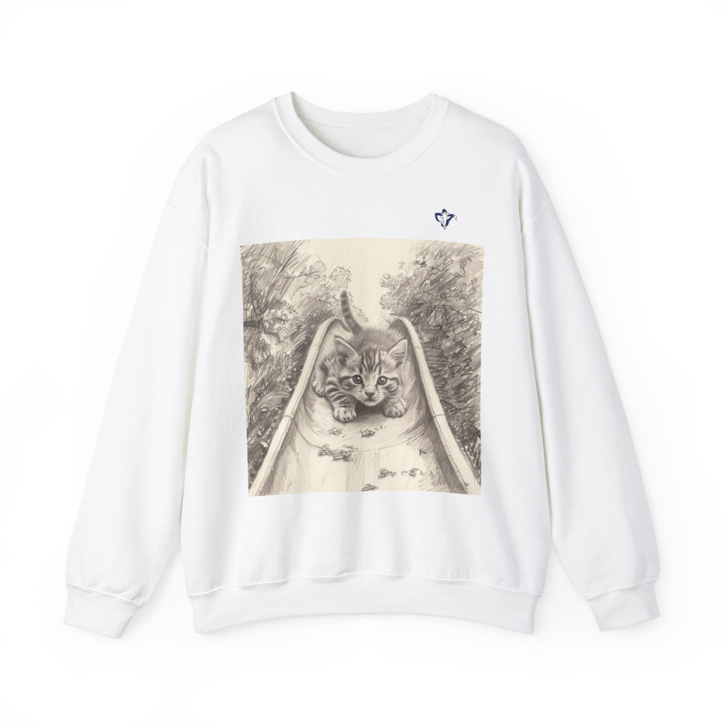 Sweatshirt adulte mixte Petit chat (à personnaliser)