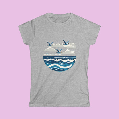 Tee-shirt femme La mer