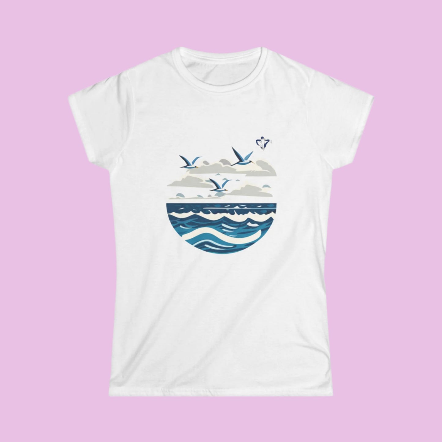 Tee-shirt femme La mer (à personnaliser)