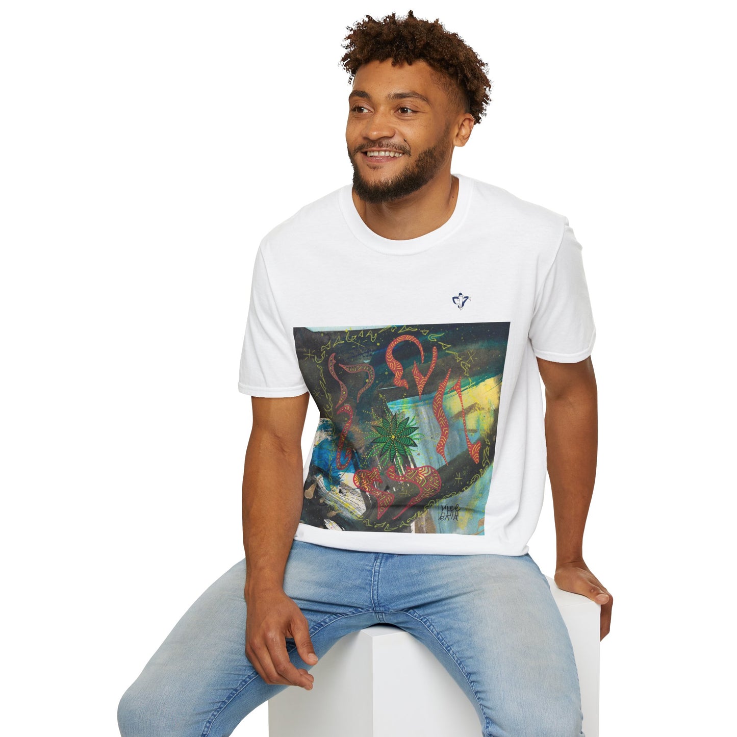 T-Shirt adulte mixte Pardon Personnalisation FACE et MANCHE