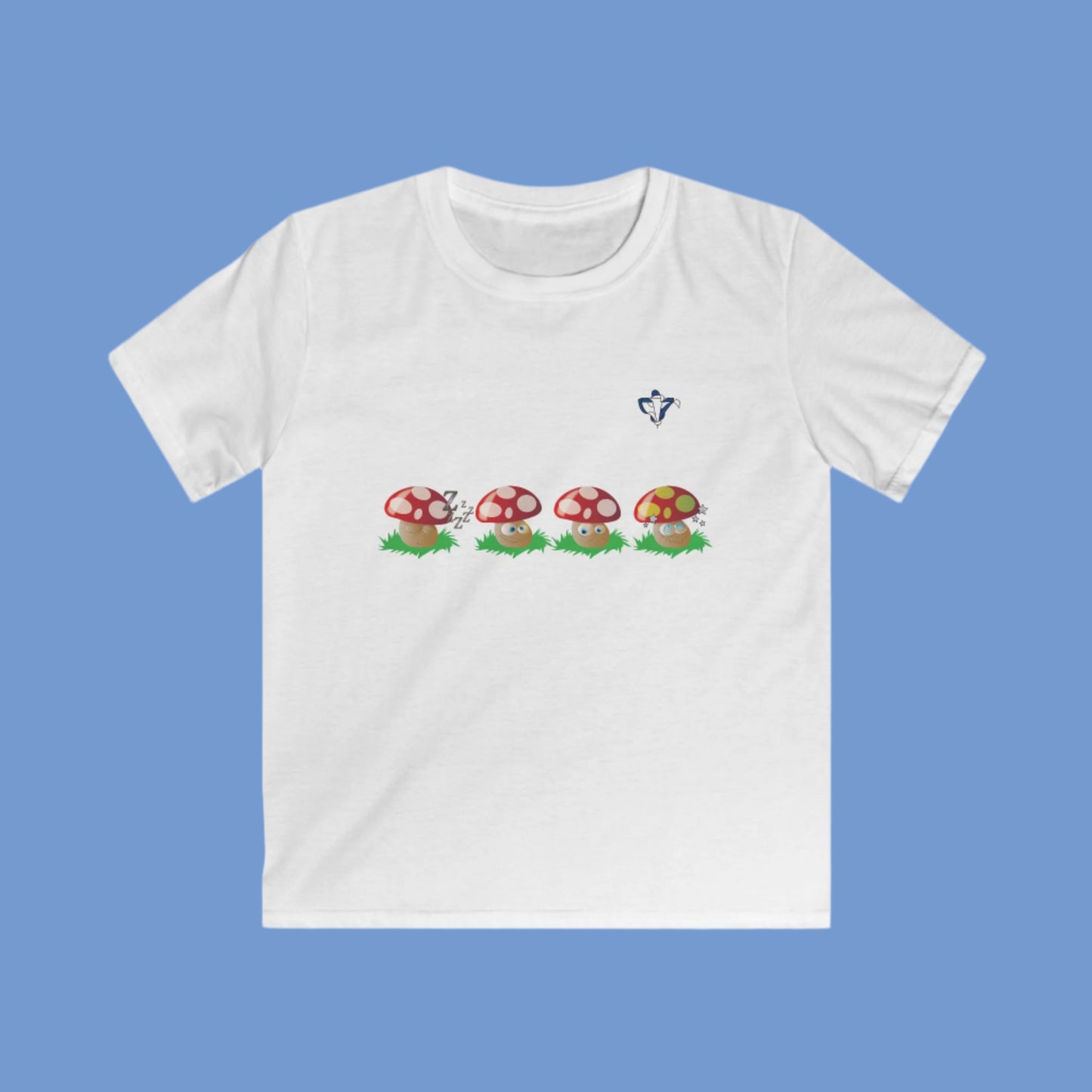 Tee-shirt enfant Champignons Personnalisation FACE et MANCHE