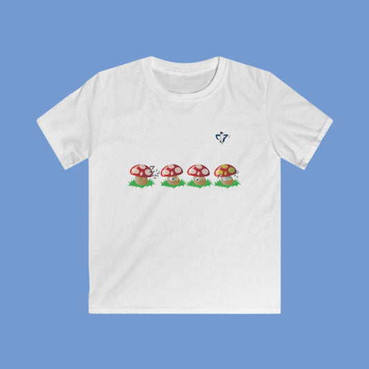 Tee-shirt enfant Champignons Personnalisation FACE et MANCHE