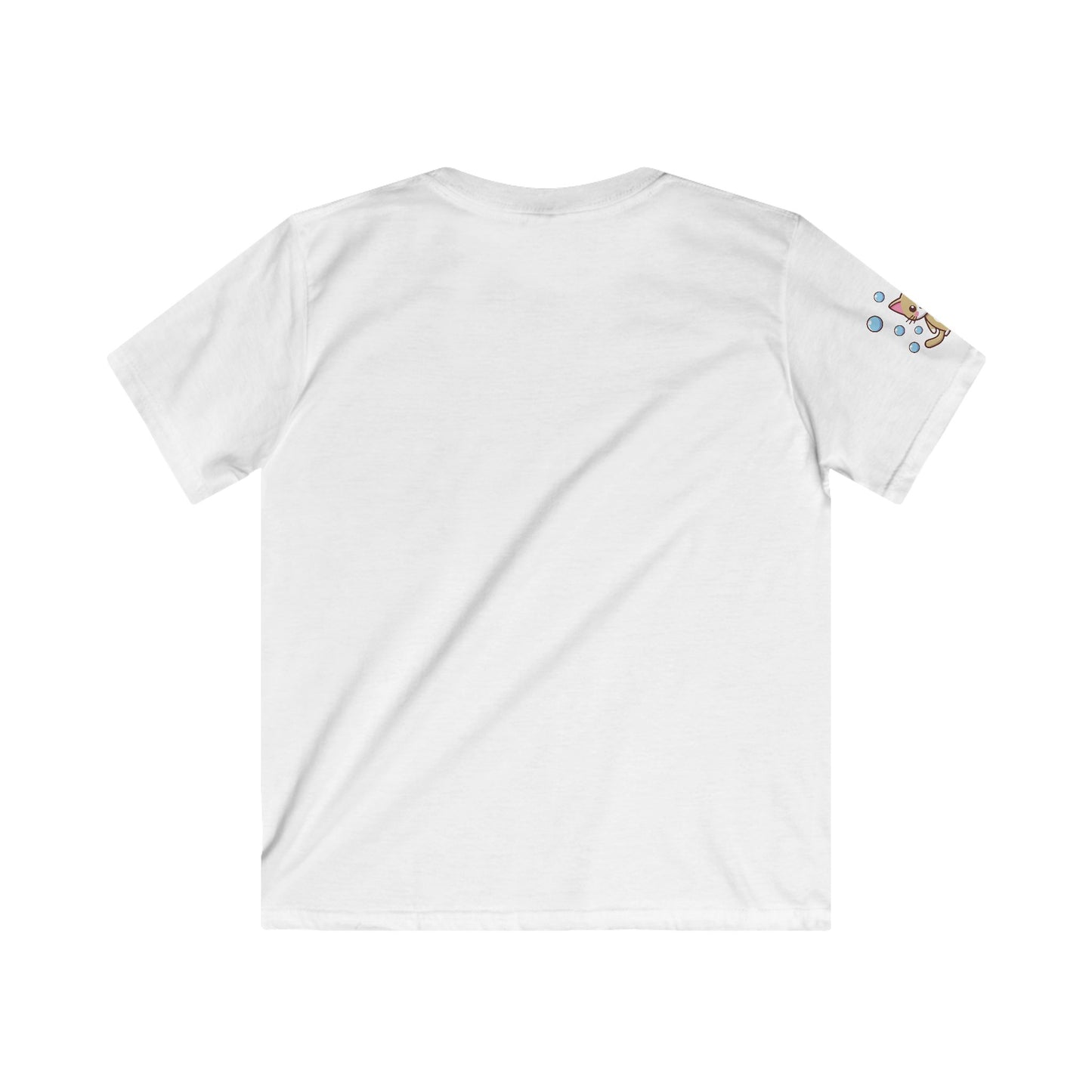 T-Shirt enfant Le chat et la mer Personnalisation FACE et MANCHE