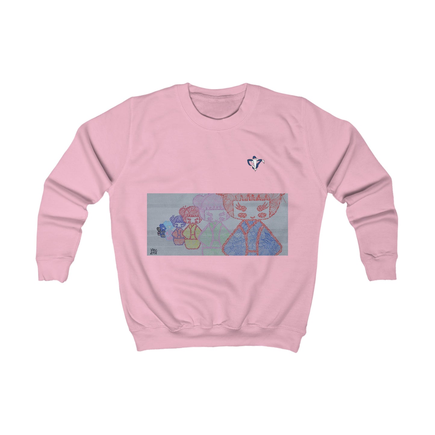 Sweatshirt enfant Poupées japonnaises (à personnaliser)