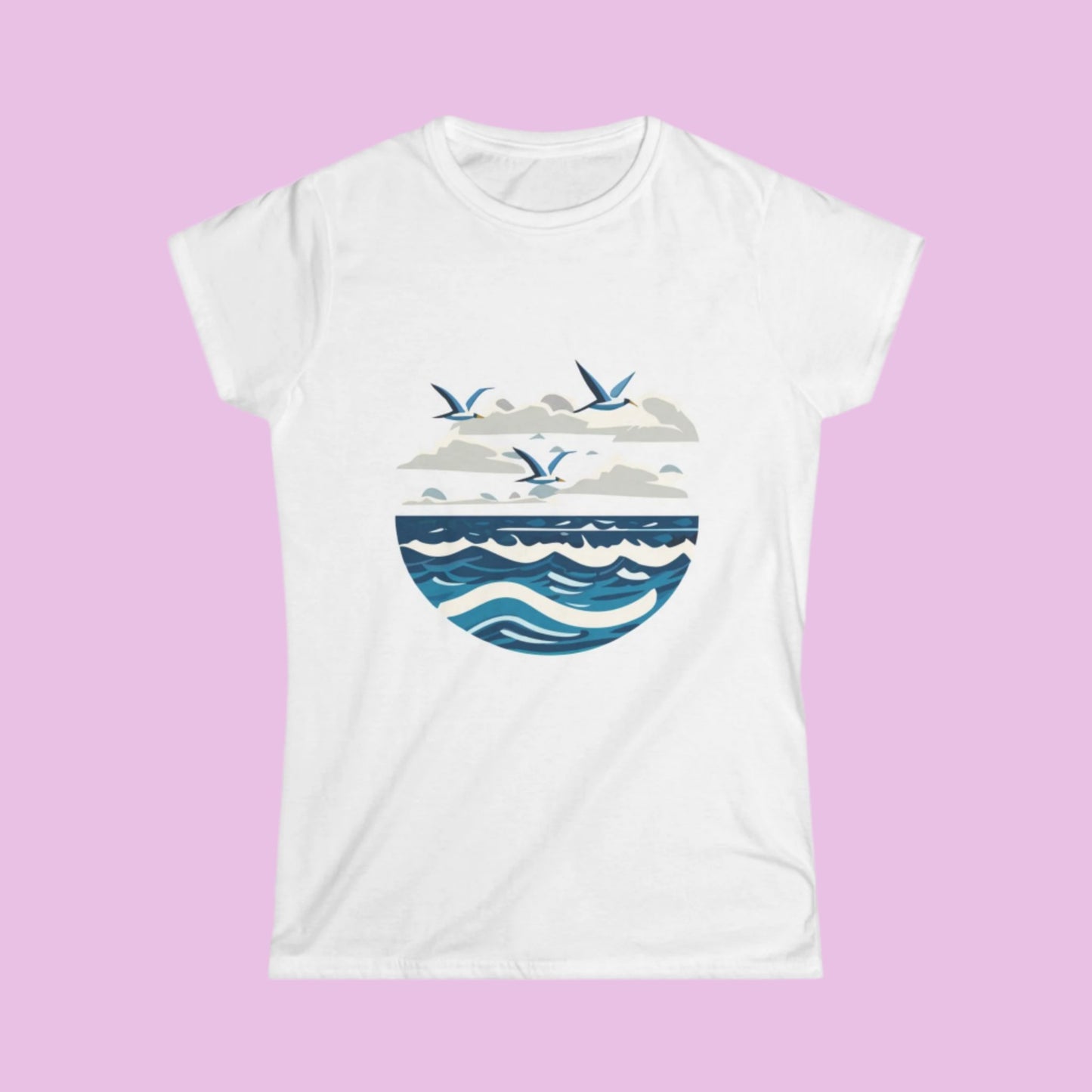 Tee-shirt femme La mer