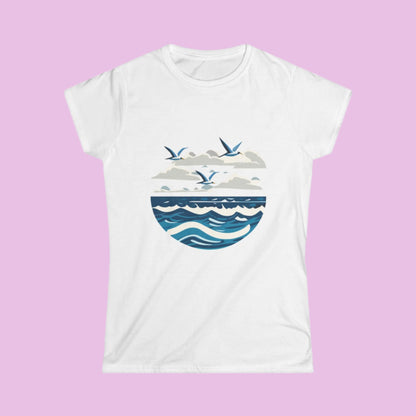 Tee-shirt femme La mer