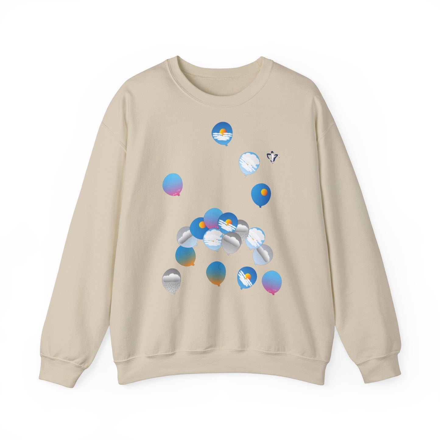 Sweatshirt adulte mixte Ballons du ciel (à personnaliser)