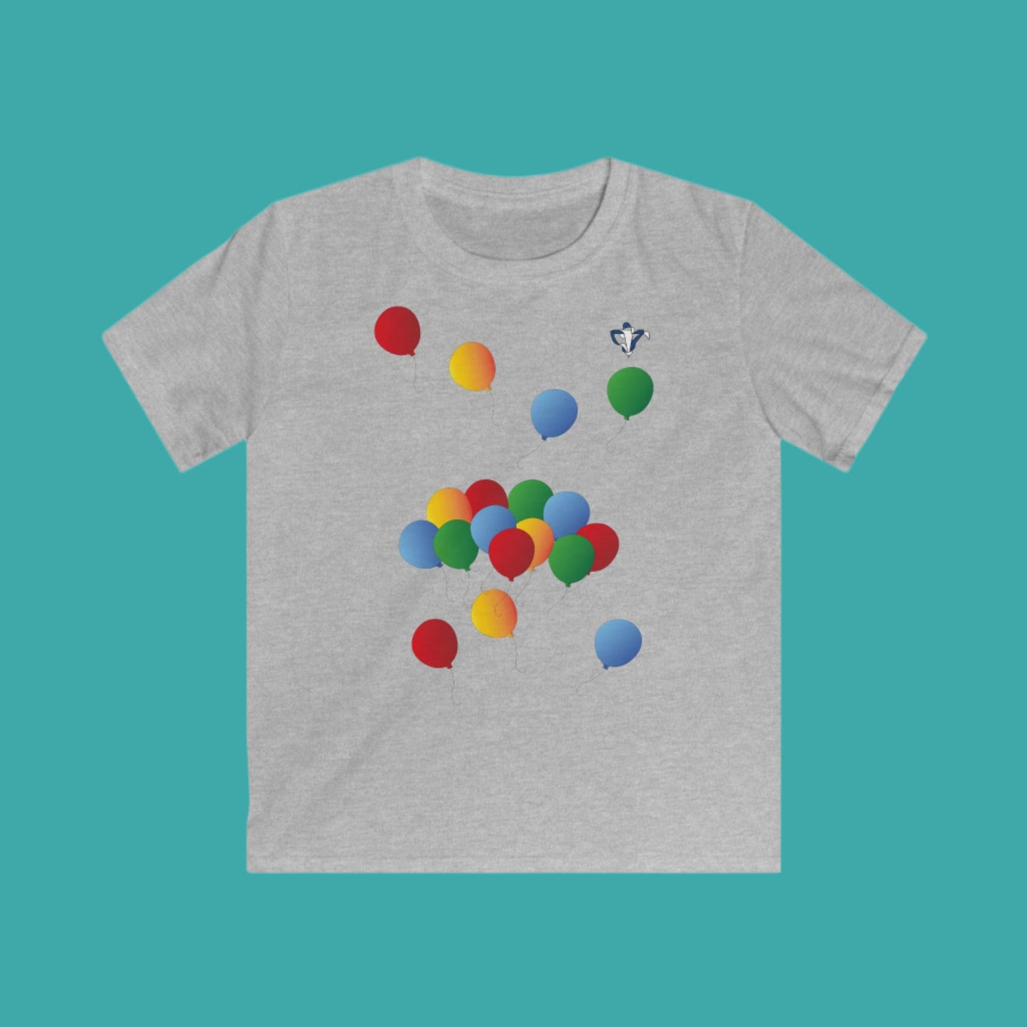 Tee-shirt enfant Ballons de couleur Personnalisation FACE