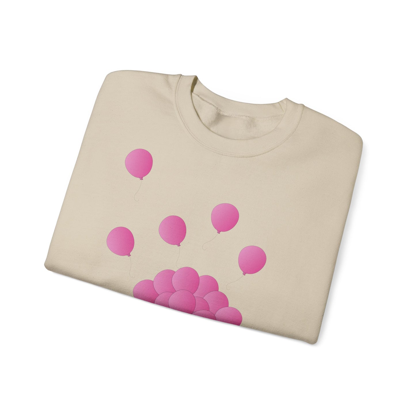 Sweatshirt adulte mixte Ballons roses