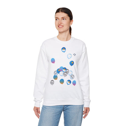 Sweatshirt adulte mixte Ballons du ciel (à personnaliser)