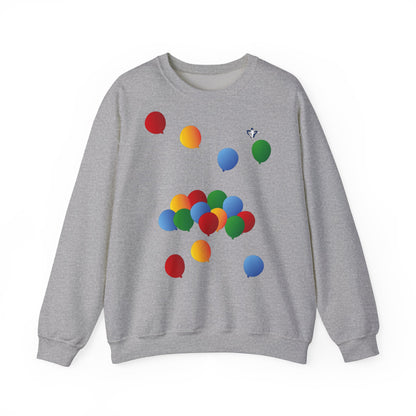 Sweatshirt adulte mixte Ballons de couleur (à personnaliser)