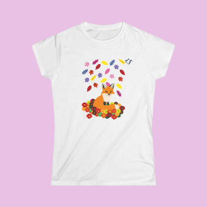 Tee-shirt femme renard (à personnaliser)