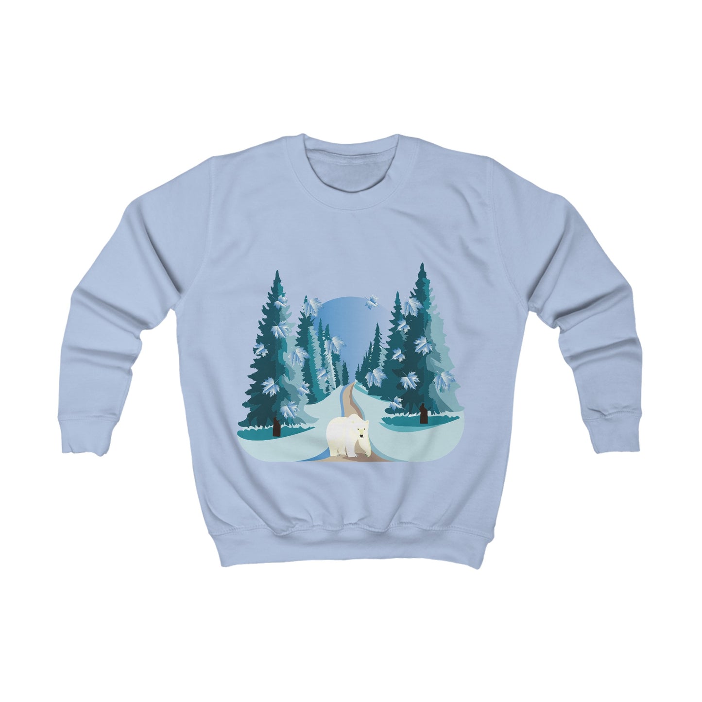 Sweatshirt enfant Ours blanc