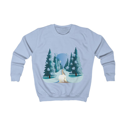 Sweatshirt enfant Ours blanc