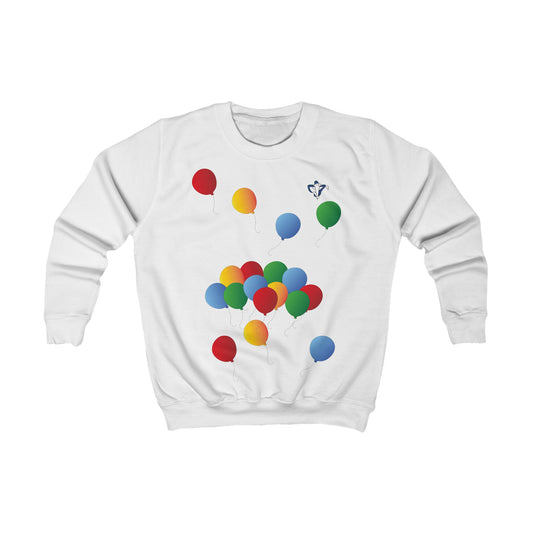 Sweatshirt enfant Ballons de couleur (à personnaliser)