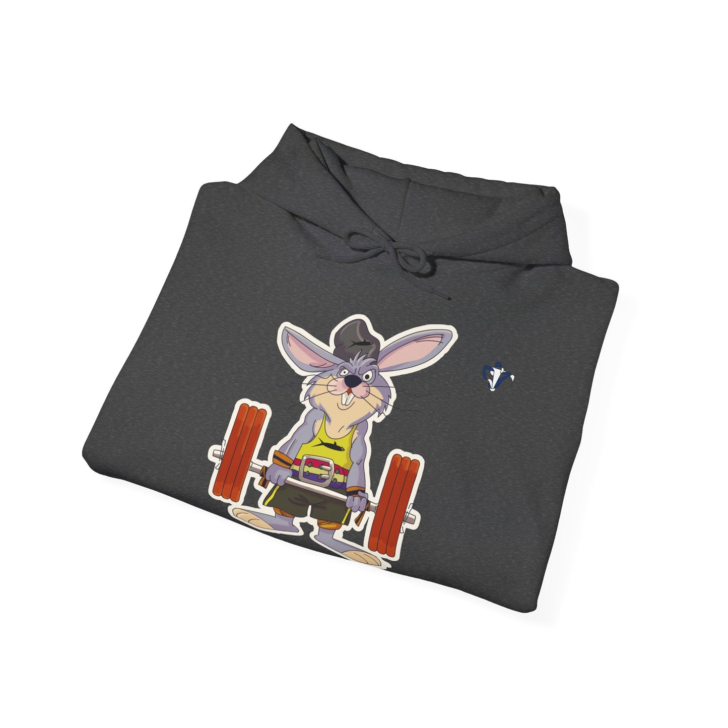 Sweatshirt à capuche adulte mixte Lapin muscu