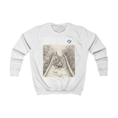 Sweatshirt enfant Petit chat (à personnaliser)