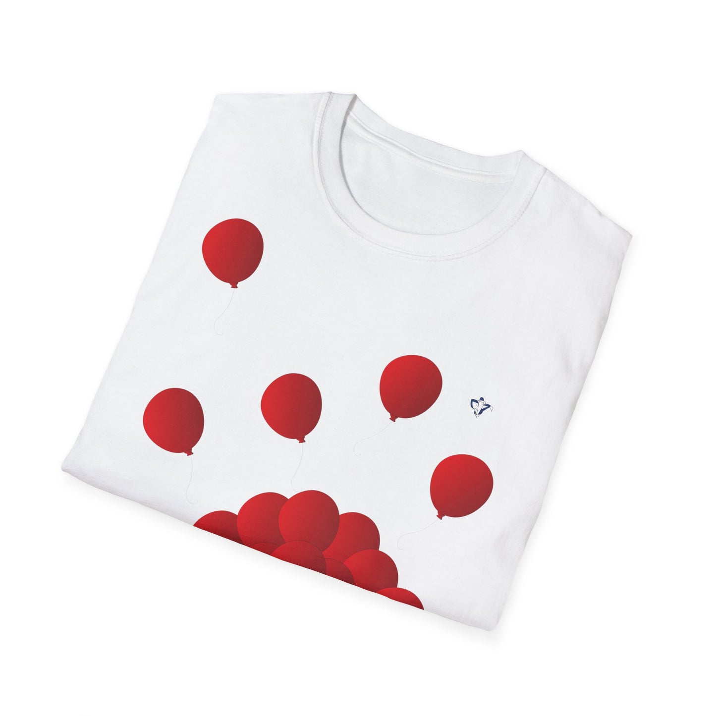 T-Shirt adulte mixte Ballons rouges (à personnaliser)